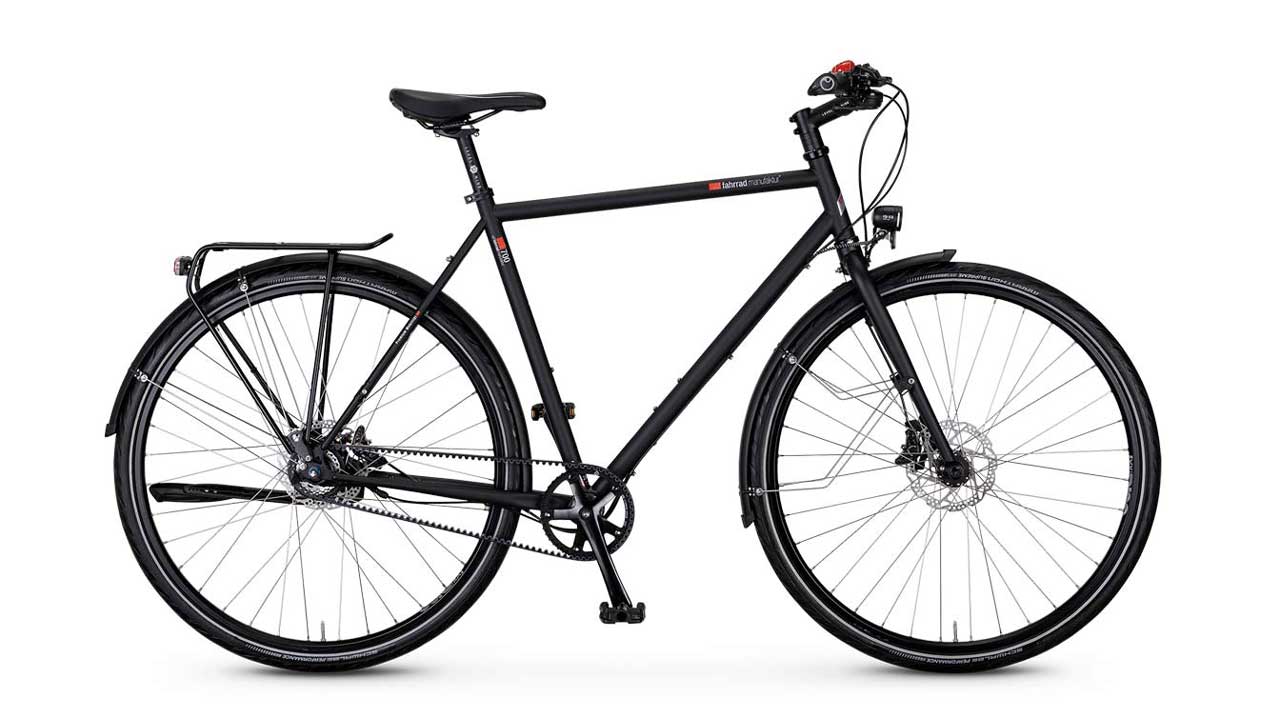 VSF Fahrradmanufaktur T-700 - Gates - Alfine 11-Gang - Trekkingrad - ebony matt - Radwelt Shop Produktbild 01
