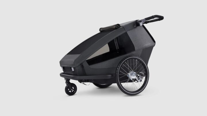 Croozer Yuuna Modularer Fahrradanhänger – Kid, Dog, Cargo Moonlight Black 2 - 1.jpg